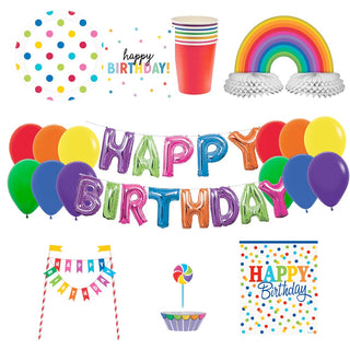 Rainbow Party Pack for 8