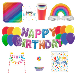 Rainbow Party Pack for 8