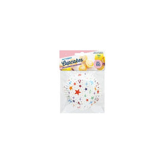 Rainbow Stars Cupcake Papers | Rainbow Party Supplies NZ