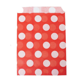 Red and White Polka Dot Party Bags - 12 Pkt