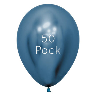 Reflex Blue Balloons - 50 Pkt