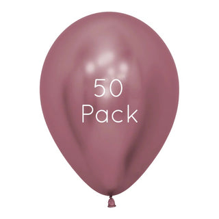 Sempertex | Reflex Pink Balloons 50 Pack | Pink Party Supplies NZ
