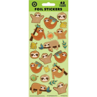 Sloth Stickers | Sloth Party Supplies NZ