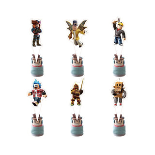 Roblox Cupcake Toppers - 12 Pkt