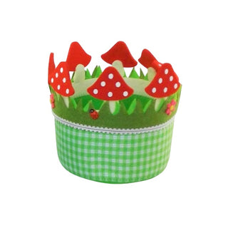 Round Felt Toadstool Basket