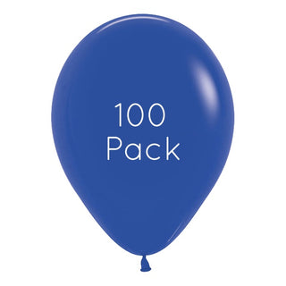 Sempertex | Royal Blue Balloons 100 Pack | Blue Party Supplies NZ
