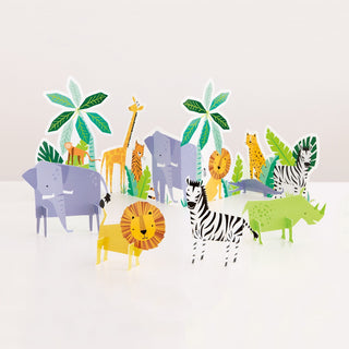 Jungle Safari Animal Party | Jungle Safari Animal Centrepiece | Kids Party Table Centrepiece