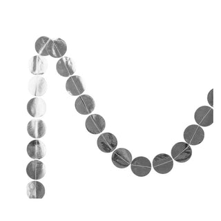 Sundays Metallic Silve Dot Garland