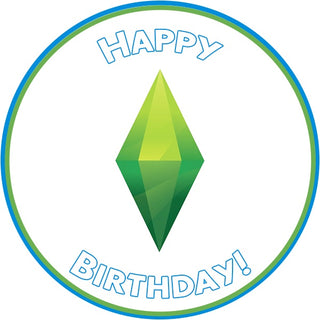 The Sims Edible Icing Cake Image