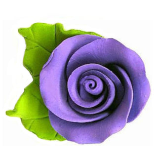 Icing Rose with Leaves | Floral Cake Decorations