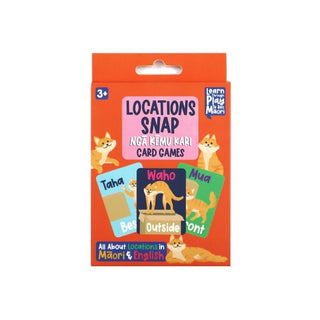 Te Reo Māori Locations Snap Playing Card Game