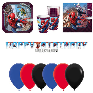 Spiderman Party Essentials Pack for 8 - $38.95 VALUE