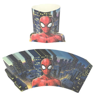 Spiderman Cup Sleeves - 8 Pkt