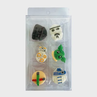 Cake Craft | Star Wars Icing Decorations - 6 Pkt | Star Wars Cake Making