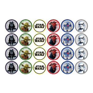 Star Wars Edible Icing Cupcake Images | Star Wars Party Supplies NZ