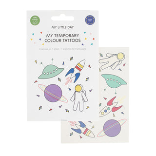 My Little Day Space Tattoos | Space Party NZ