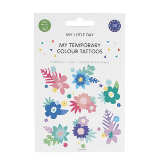 My Little Day Floral Tattoos | Floral Party NZ
