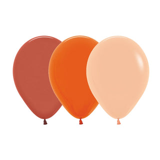 Terracotta, Orange & Peach Blush Balloons | Neutral Party Supplies NZ
