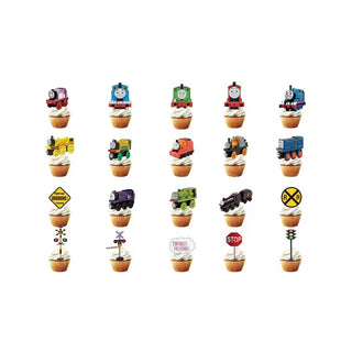 Thomas the Tank Engine Cupcake Toppers - 12 Pkt