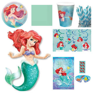 Premium Little Mermaid Party Pack for 8