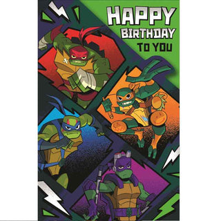 Teenage Mutant Ninja Turtle Birthday Card | TMNT Party Supplies NZ