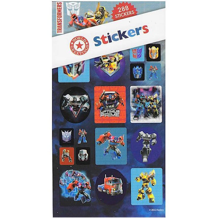 Transformers Sticker Book NZ – Build a Birthday NZ