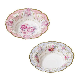 Truly Scrumptious Floral Paper Bowls - 12 Pkt