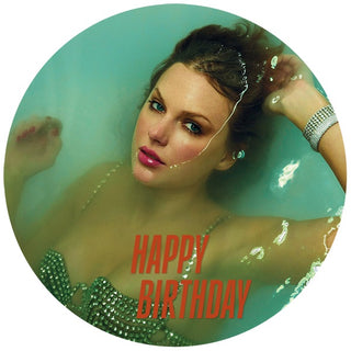 Taylor Swift The Life of a Showgirl Edible Icing Cake Image | Taylor Swift Party Supplies NZ