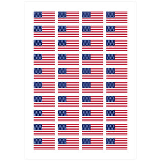 USA Flag Edible Icing Icons | 4th of July Party Supplies NZ