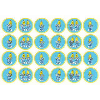 Bananas in Pyjamas Edible Icing Cupcake Images