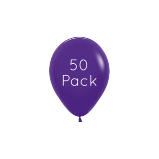 Violet Mini Balloons - 50 Pkt
