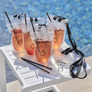 Ginger Ray Team Bride Hen Party Drink Pouch Lanyards | Bridal Shower NZ