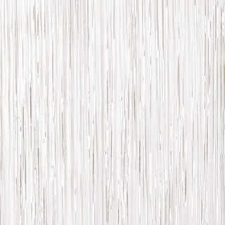 White Foil Backdrop Curtain | White Party Supplies NZ