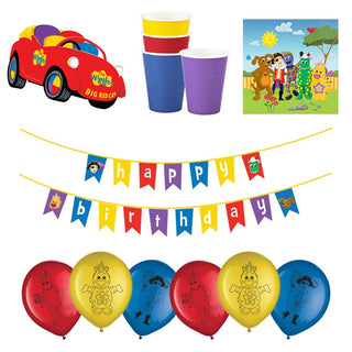 The Wiggles Party Essentials Pack for 8 | The Wiggles Party Supplies NZ
