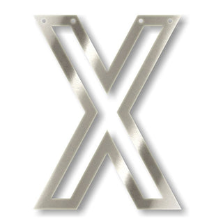Meri Meri Silver Acrylic Bunting Letter or Number