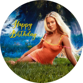 Zara Larsson Edible Icing Cake Image