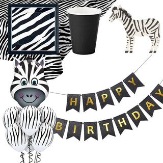 Zebra Party Pack for 8