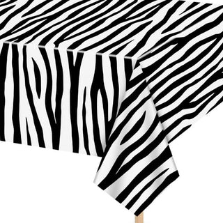 Wild Zebra Print Tablecover | Safari Animal Party Supplies NZ