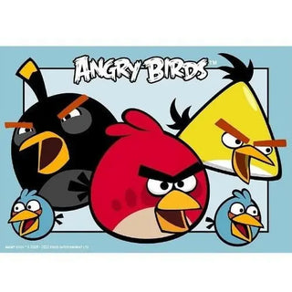 Angry Birds Edible Cake Image - A4 Size