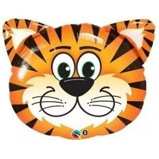 Qualatex | Tiger Foil Balloon | Jungle Animal Party Theme & Supplies