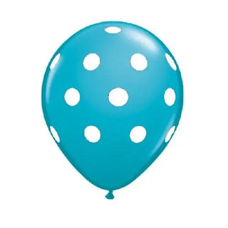 Qualatex | Teal Polka Dot Balloon | Under The Sea Party Theme & Supplies