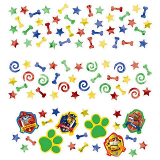 Paw Patrol Characters Bones/Stars/Swirls Confetti