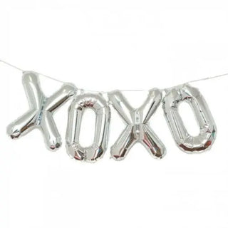 North Star Balloons | Silver Foil Balloon Bunting - XOXO
