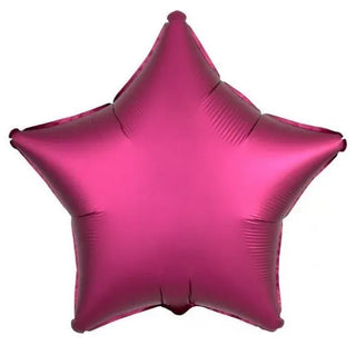 Satin Luxe Pomegranate Star Foil Balloon