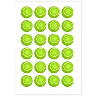 Tennis Ball Edible Cupcake Images | Sports Party Theme & Supplies
