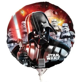 Darth Vader Foil Balloon On Stick | Star Wars Party Theme & supplies