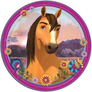 Spirit Riding Plates - Dinner | Horse Party Theme & Supplies | Amscan