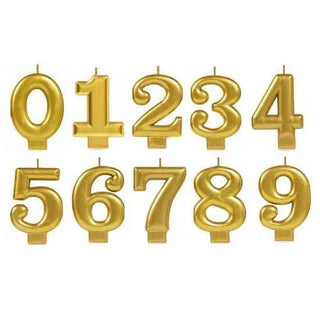 Amscan | Gold Number Candle |