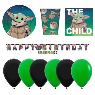 Baby Yoda Party Essentials for 8 - SAVE 10%