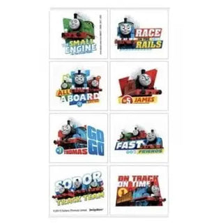 Amscan | Thomas the Tank Engine All Aboard Tattoos | Thomas Party Theme & Supplies